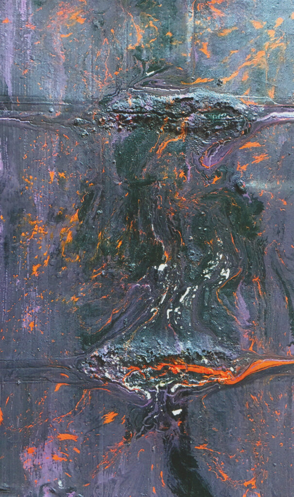 ohne Titel, 1996Acryl auf Karton154,5 x 102 cm