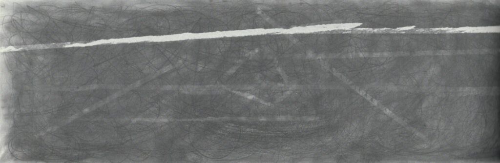 ohne Titel, 1993Bleistift auf Papier48 x 153,5 cm