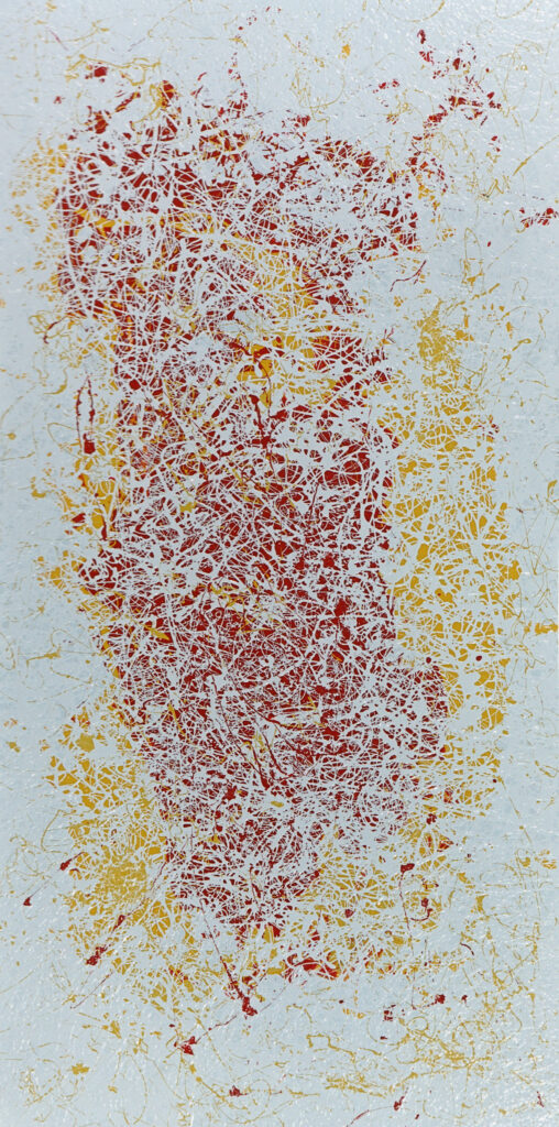 ohne Titel, 1992Acryl auf Kunststoff200 x 100 cm