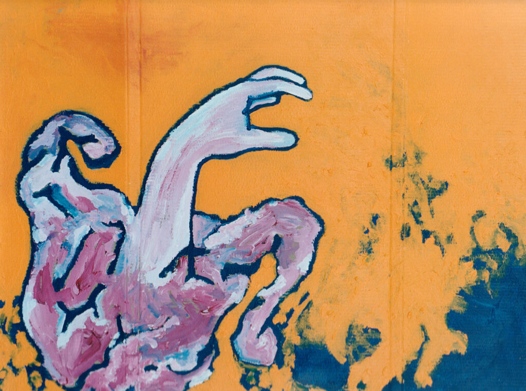 ohne Titel, 1996Acryl auf Karton70 x 100 cm